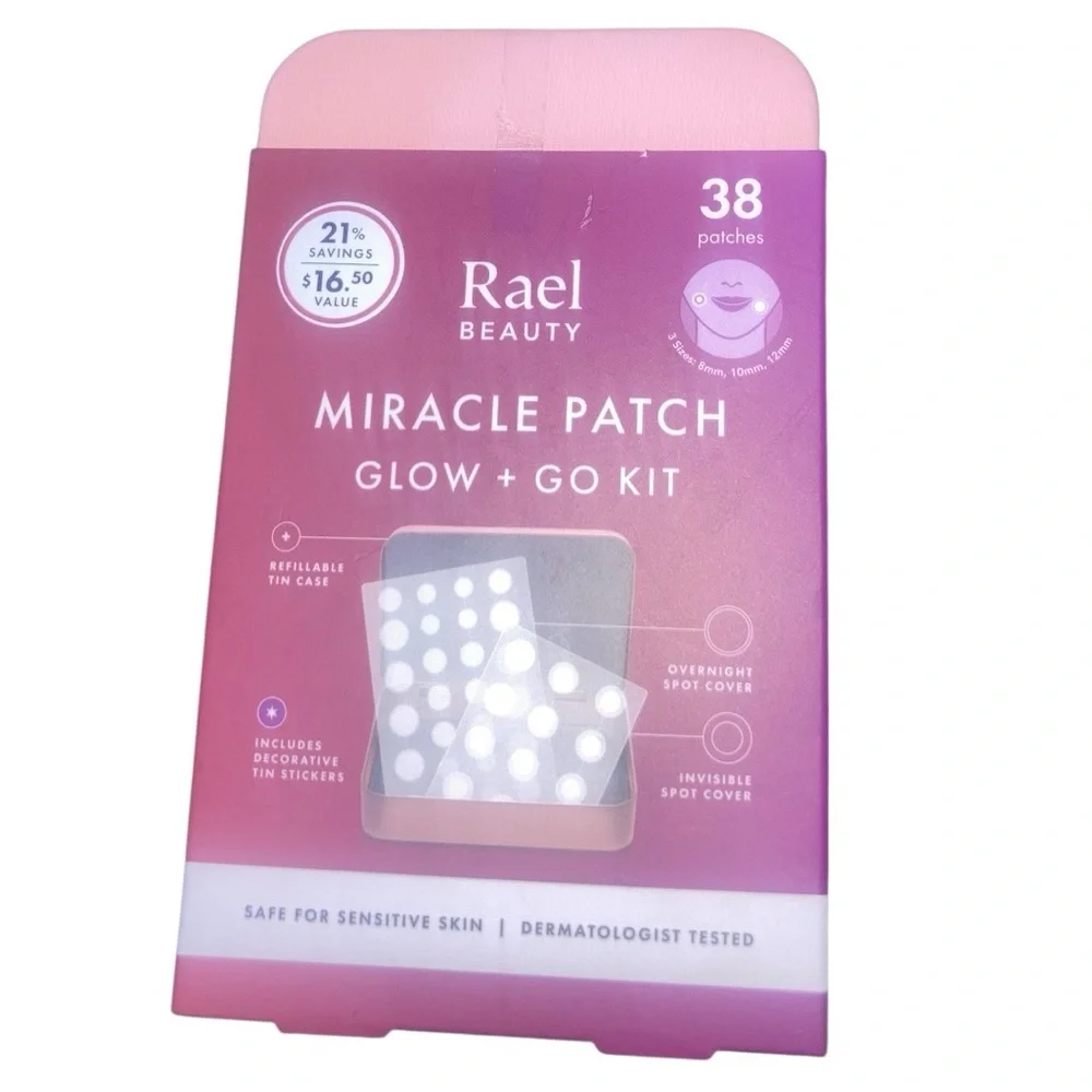 Rare Beauty Miracle Patch Glow + Go Kit - Pink